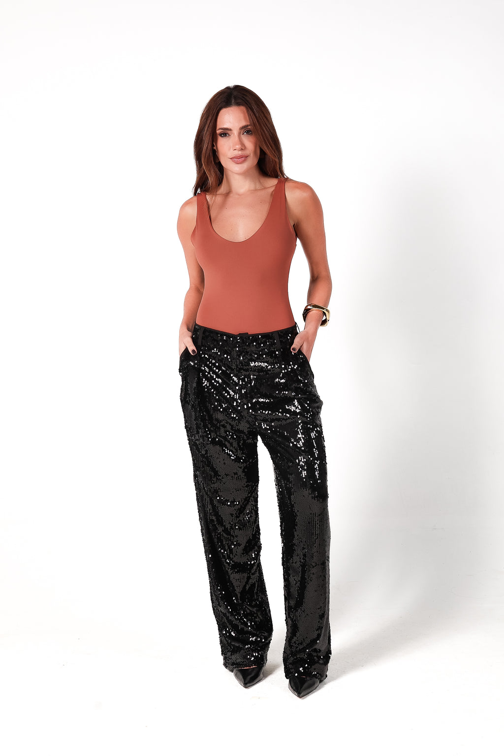 Calça Paetê