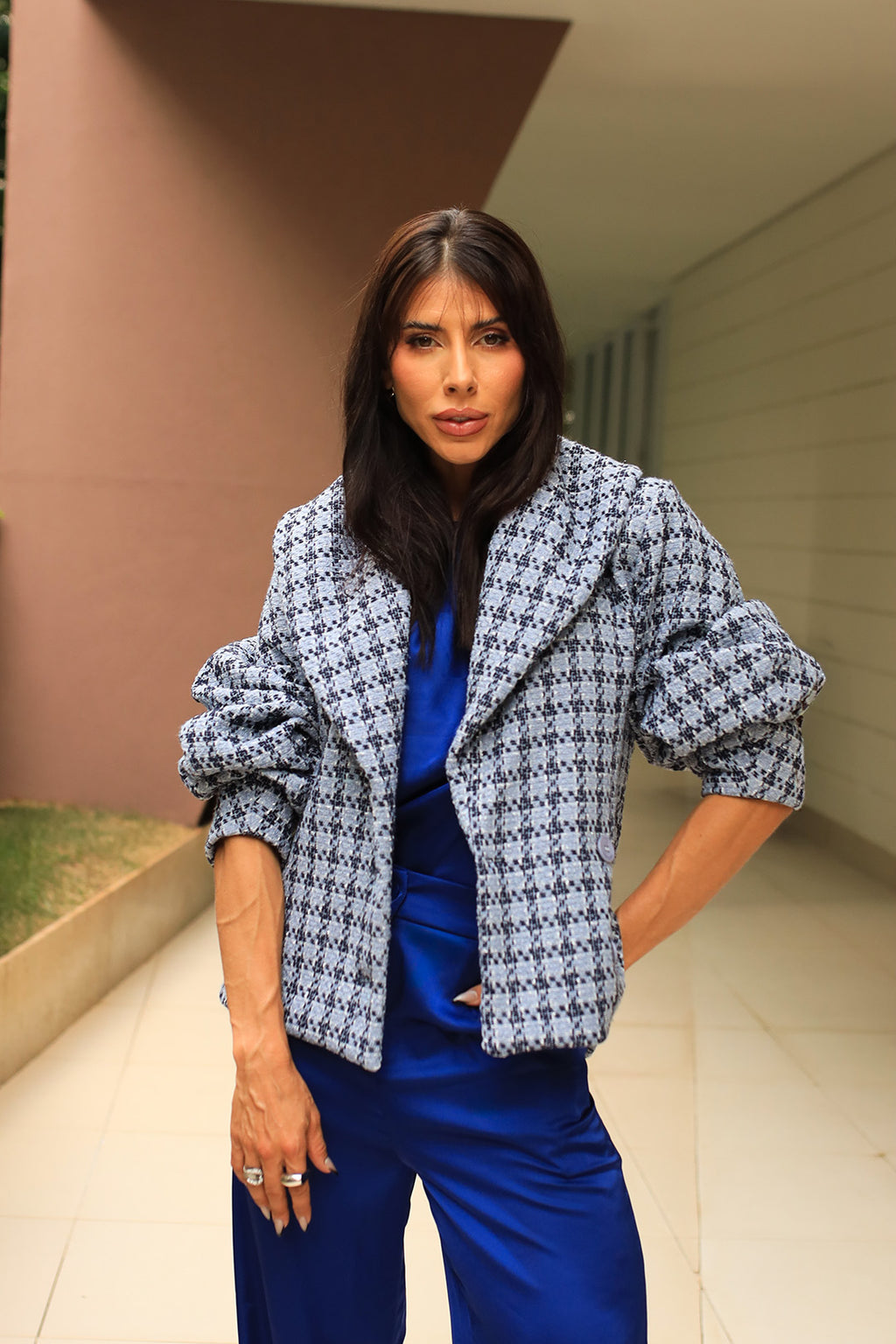 Blazer Bianca Tweed